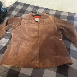 Y2K vintage Roxy Quicksilver brown suede jacket